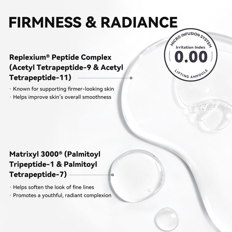 VELORA Micro Infusion System for Face - Hydrating Peptide & Hyaluronic Acid Serum Set, Skin-Smoothing Radiance Set with 0.25mm Stamp, At-Home Facial Kit, 1-Month Supply