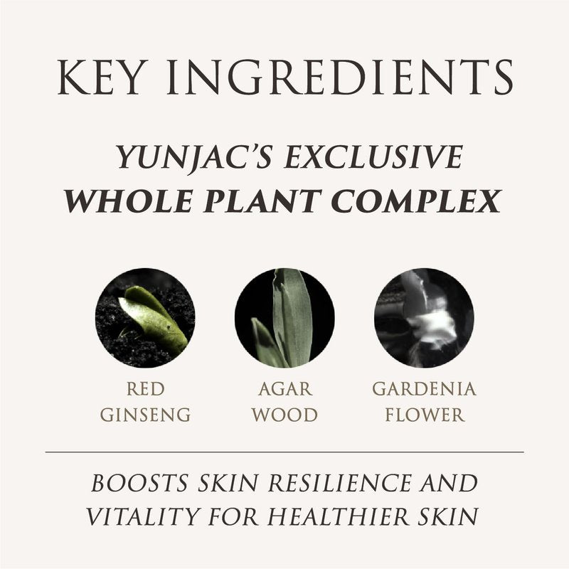 YUNJAC Whole Plant Effect Concentrate(1.35fl oz) - Instant Absorbing Milky texture serum, with squalane, ceramide, fermented ginseng root, for deep hydration, strengthen skin barrier, Korean skin care