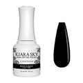 Kiara Sky Gel Polish - Black To Black | Long-Lasting 15 Gram Formula for Stunning Nails