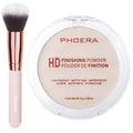 PHOERA Foundation Pressed Face Powder - Soft Focus Setting Powder for Shine-Free Skin | 0.28 Oz (002 Banana)