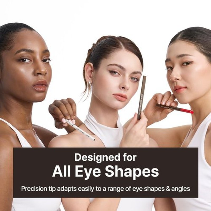 CLIO Extreme Gelpresso Pencil Eyeliner, Gel Smooth Waterproof Formula, One Swipe High Pigment Color, Smudge Resistant Long Wear, Creamy Glide, Blend Control, Defined Eye Precision (001 Black Brown)