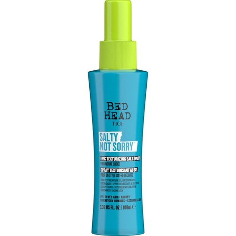 Bed Head by TIGI Salty Not Sorry Texturizing Salt Spray for Natural Undone Hairstyles, 3.38 fl oz