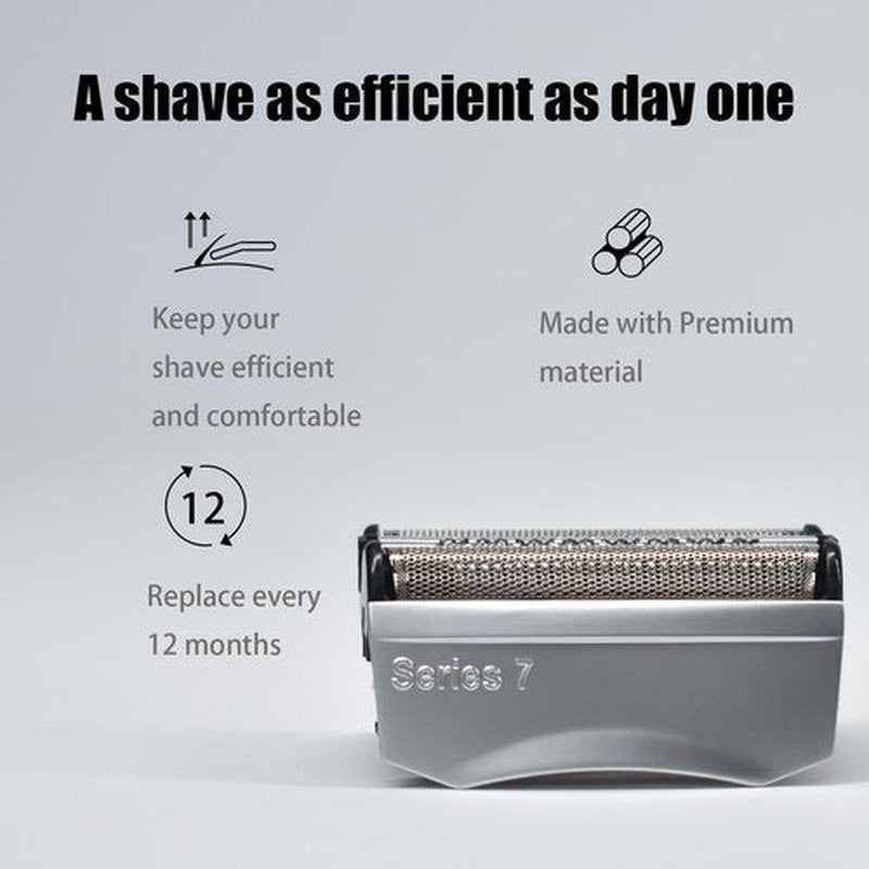 Braun 70S Electric Shaver Head Replacement - Compatible Foil Heads for Series 7 Shavers | 2 Pack