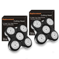 XR7000 Replacement Heads for Re-mington Head Shaver, 5 Rotary Blades Replacement Cutter Head, Compatible with Re-mington XR7000, Restores Shaving Performance, Easy to Install (2 Packs)