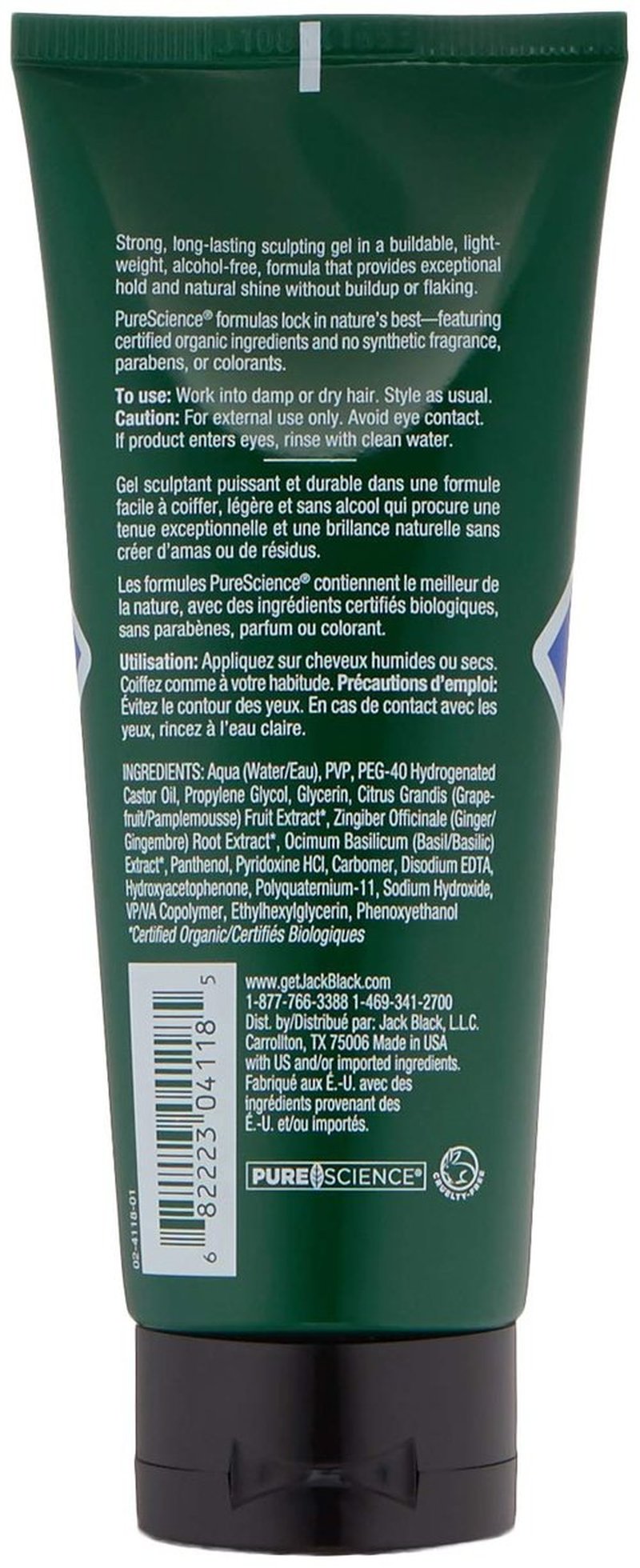 Jack Black Hair Oz | Nourishing Hair Treatment for Healthy, Shiny Hair - 8 oz