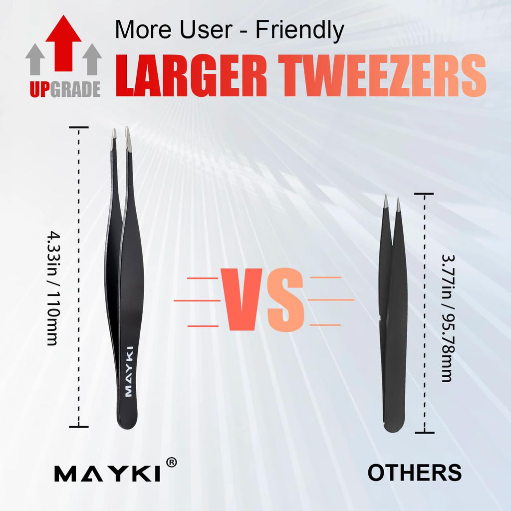 Initial H Tweezers with Mirror for Women Facial Hair, Best Gifts for Teen Girl/Daughter/Friend/Mom/Bridesmaid/Wife/Girlfriend, Unique Gift for Birthday/Anniversary/Mothers Day/Valentines Day/Christmas