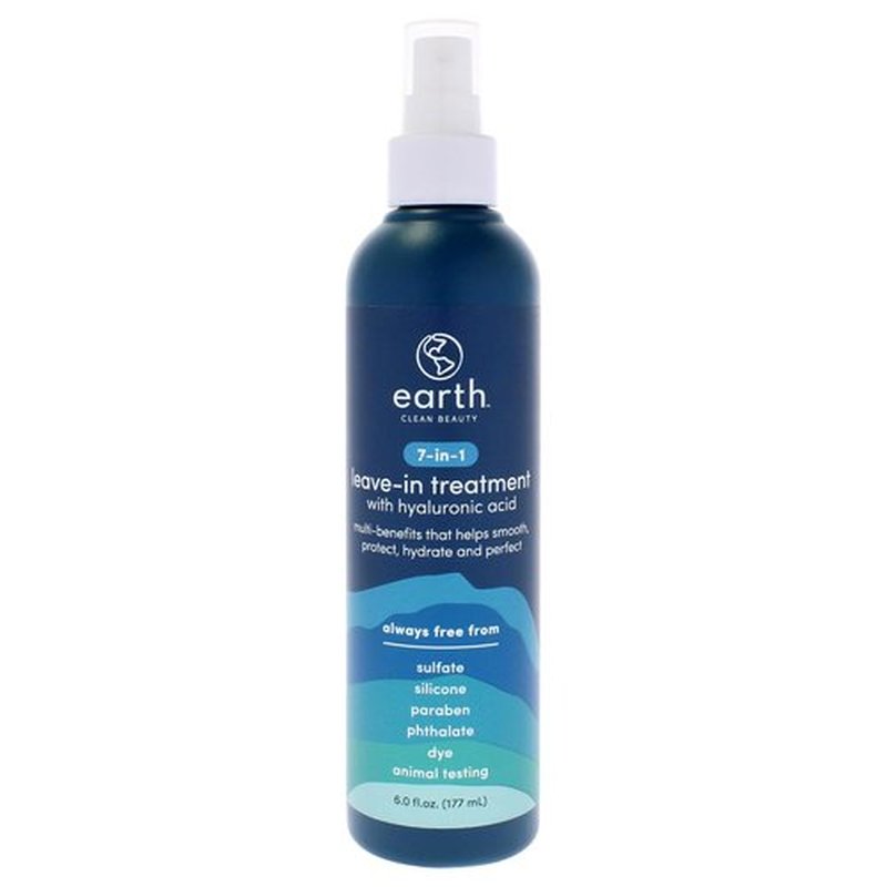 Earth 7-in-1 Leave-In Treatment - Multitasking Hair Spray with Hyaluronic Acid - 6 oz for Color-Treated Hair