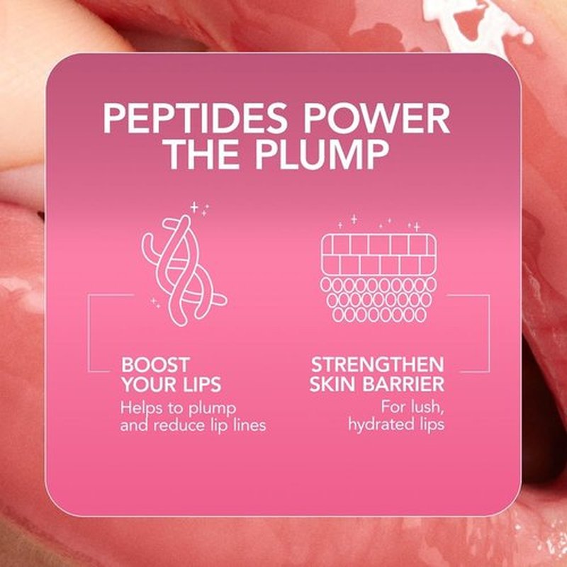 Buxom Plump Shot Lip Serum - Peptide-Infused Gloss with Hyaluronic Acid & Avocado Oil | Hydrating & Plumping