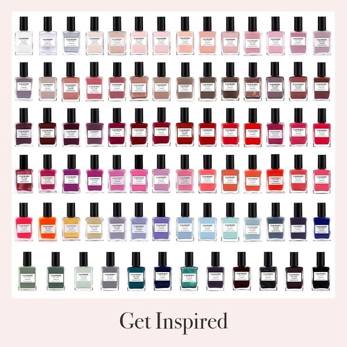 Nailberry L'Oxygéné Oxygenated Nail Lacquer | Noirberry | Deep Red Black Opaque Nail Polish | UV Protected Long-Wear Nail Polish | 12-Free | Vegan | Certified Halal | Cruelty & Gluten Free | 15 ml