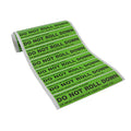FOSHIO 100pcs/roll DO NOT ROLL Down Automotive Self-Adhesive Stickers Warning Label for Auto Vinyl Wraps Tool