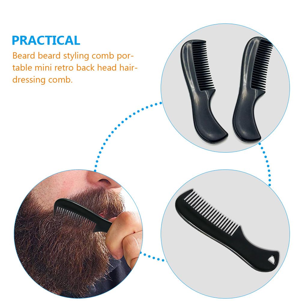 10pcs Mini Beard Comb Hair Comb for Men Beard s for Men Mini Mens Mustache Hairdressing Mens s for Hair Pocket Sized Plastic