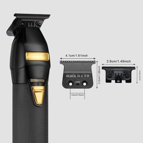BaByliss FX707B2 Replacement DLC 2.0 Trimmer Blade - 4-Pack Compatible with FX787 & FX726