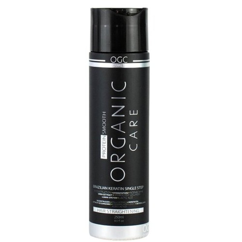 Organic Care Cosmetics Brazilian Keratin Treatment - Hair Straightening Complex | 8.5 fl oz (250ml)