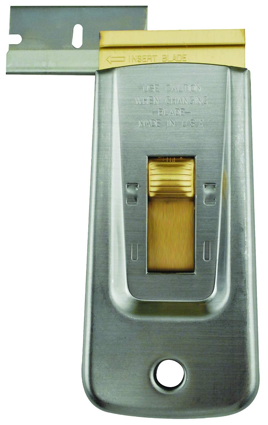 IVY Classic 11156: Razor Blade Scraper, 1 Pack, with 5 High Carbon Steel Blades, Made in USA