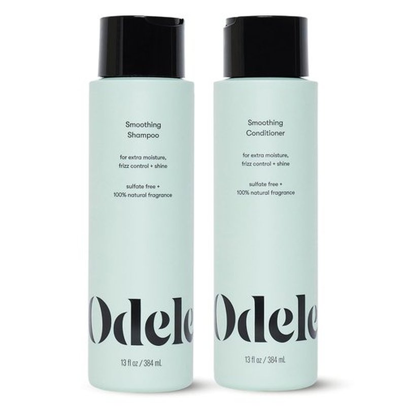 Odele Smoothing Shampoo & Conditioner Set - Sulfate-Free for Moisture & Frizz Control | 13 Fl Oz Each (2-Pack)