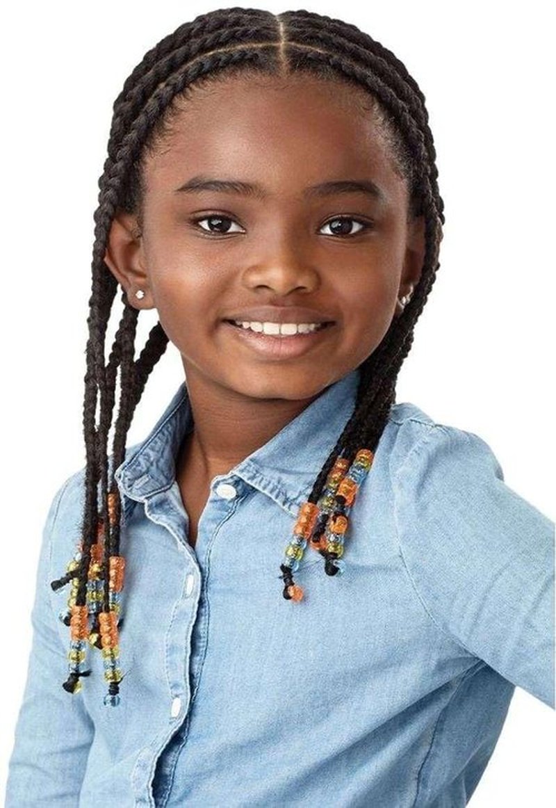 Outre X-Pression - Lil Looks - Prestretched Calming Braid 32" 6X (JET BLACK 1)