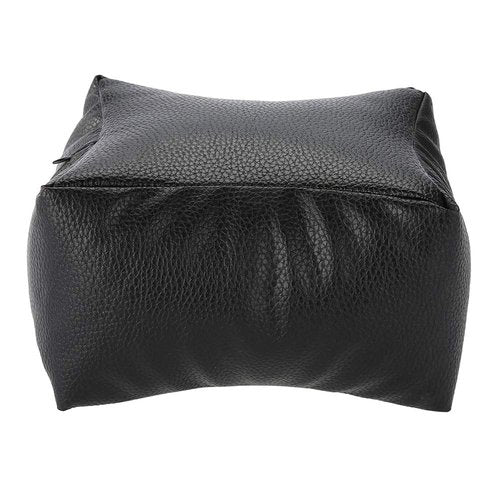 Hand Rest Pillow,Pedicure Foot Rest PU Nail Art Table Hand & Foot Pillow with Soft Fillings for Arm Rest Salon Manicure(Black)