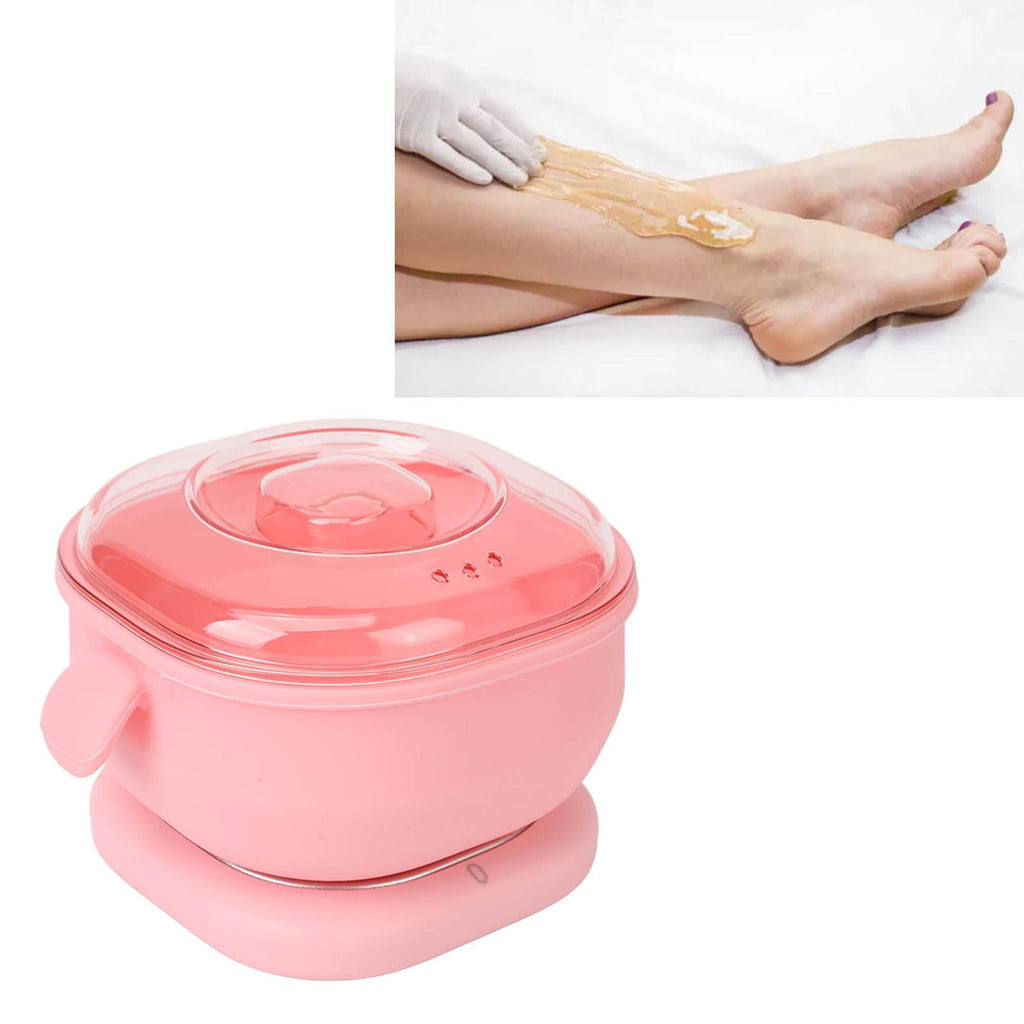 Wax Heater, US Plug 110-120V 100W Electric Hot Wax Warmer Machine, 400ml Silicone Silicone Pot Liner Melting Waxer for Hair Removal