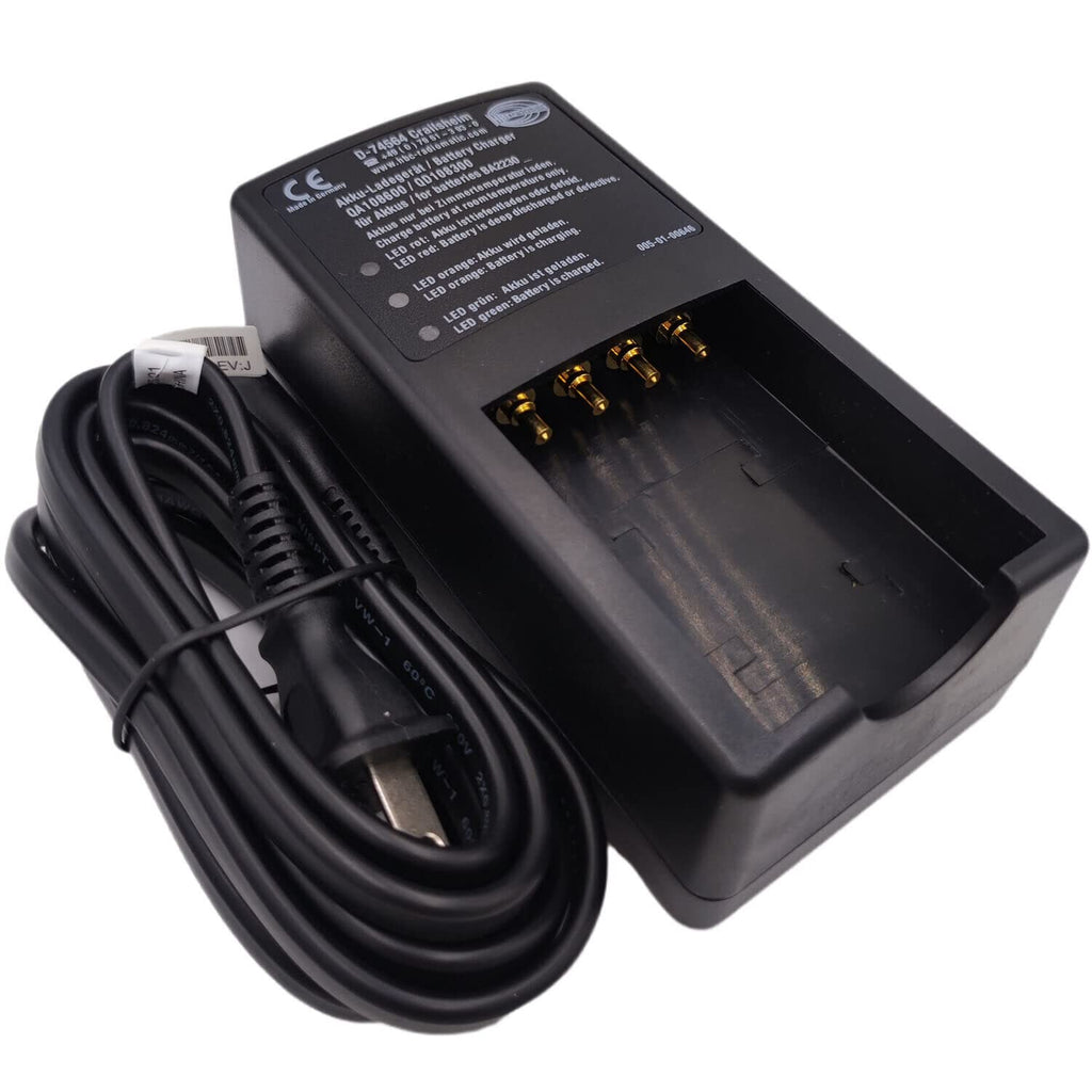(2Pcs BA223030 Batteries + 1Pc Charger) 3.6V 2100mAh BA223030 HBC Remote Control Rechargeable Battery with AC 100V ~ 240V D-74564 QA108600 Charger