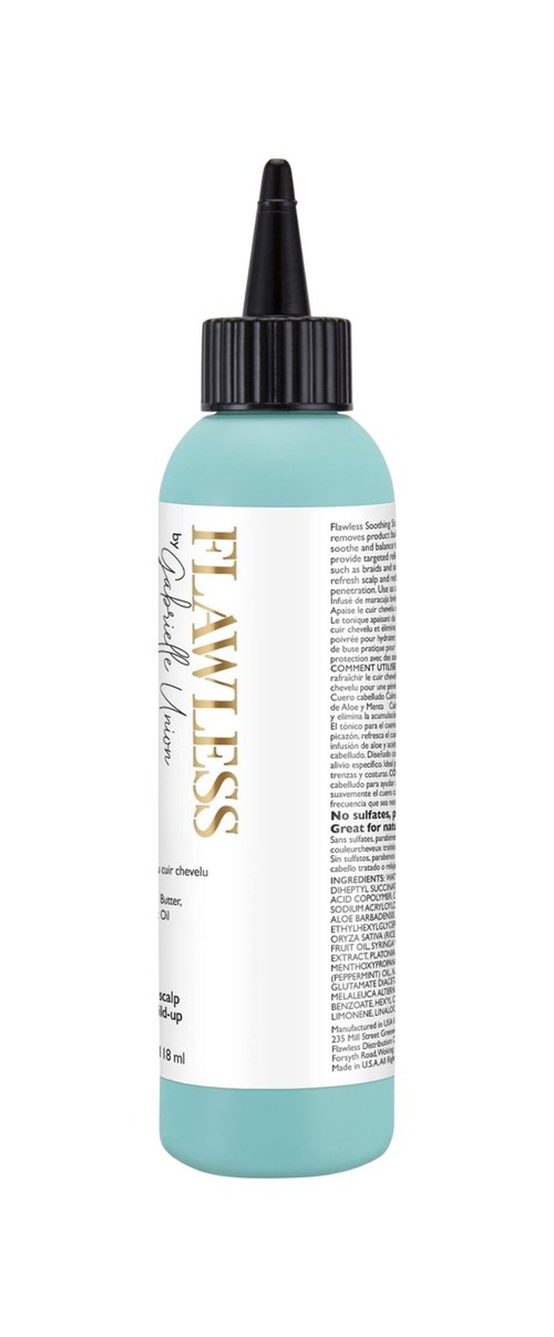 Flawless by Gabrielle Union - Scalp Soothing Tonic Hair Treatment, 4 OZ for Textured Hair