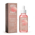 5 In 1 Vitamin c Serum Hydrating Face Serum with Vitamin C, Hyaluronic Acid, Niacinamide & Collagen – Lightweight Facial Serum for Daily Moisturizing, Soft & Radiant Looking Skin
