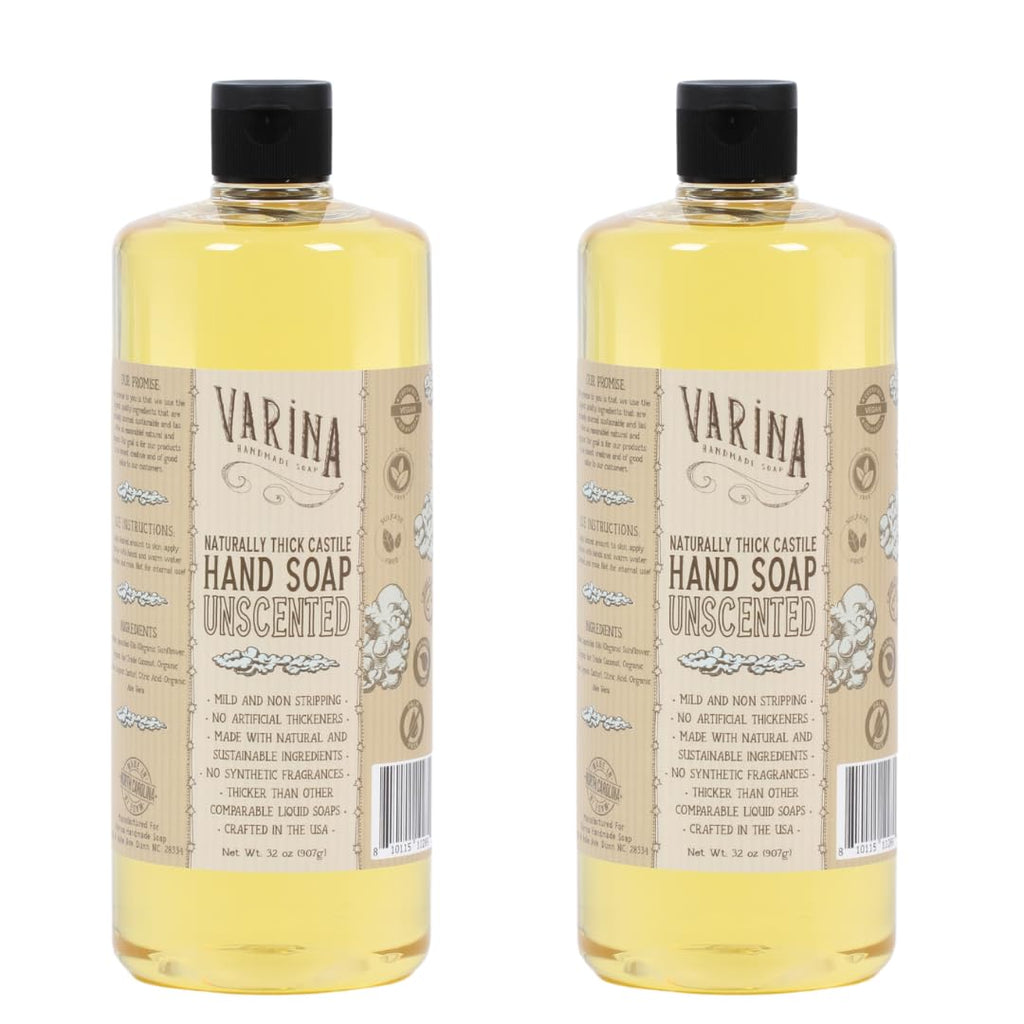 Varina Liquid Organic Castile Soap Unscented - 32oz