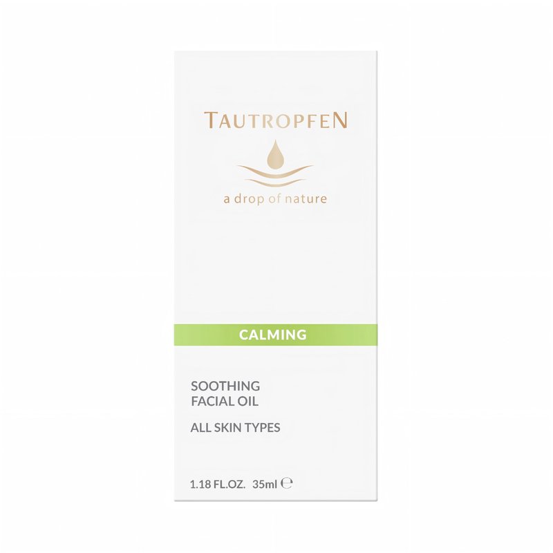 Tautropfen Natural Face Oil - Firming & Soothing Facial Serum for Radiant Skin, Restorative Skincare Barrier Defense, Lightweight Anti-Aging Hydration for Women, All Skin Types, 35ml