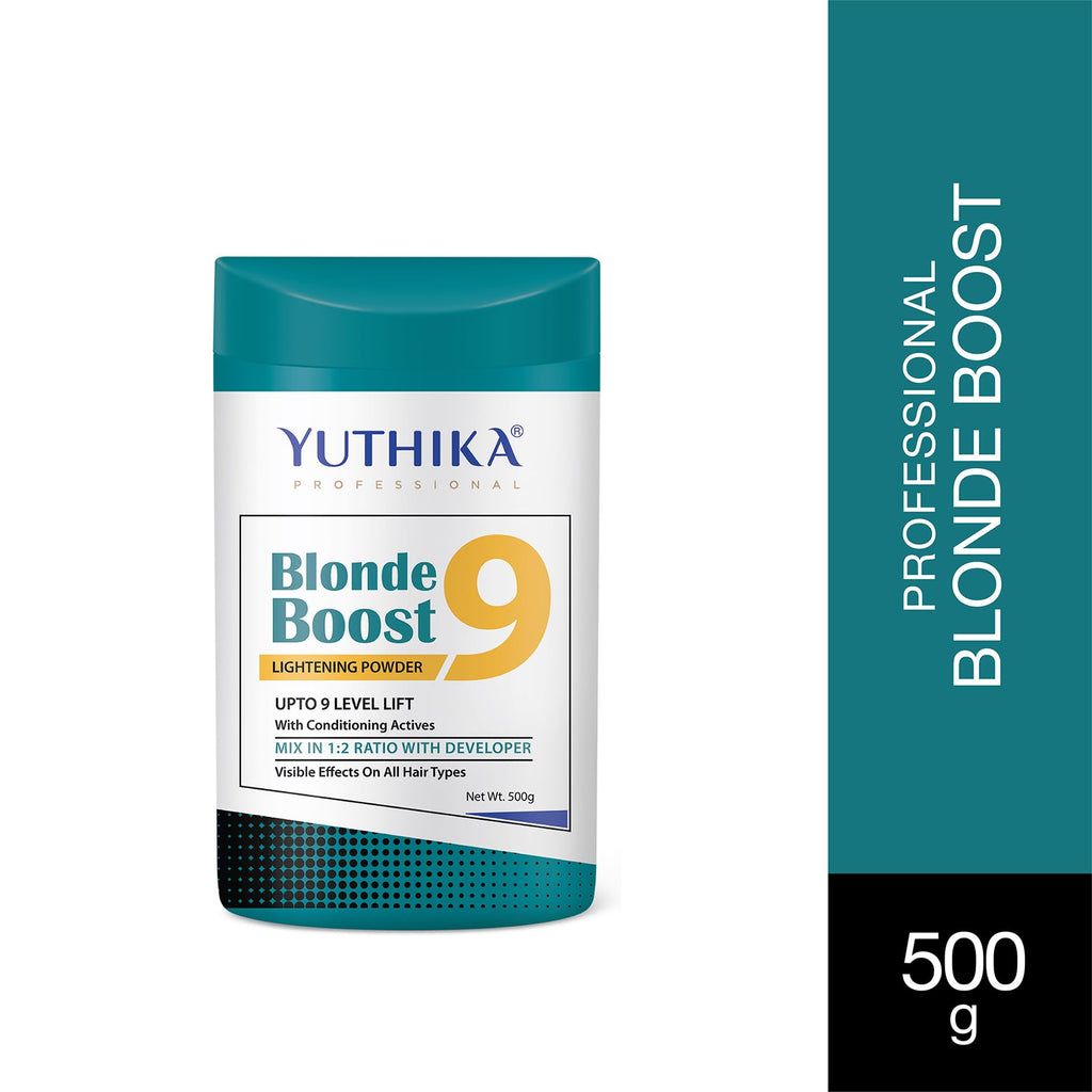 Yuthika Professional Blonder Bleach Powder for Hair Bleaching Powder for Dark Hair| Hair Color Lightener Lightening Hair Bleach with Blonde Radiance Hair Color Lifter, Lifts Up to 9 Levels - 17.6 Oz
