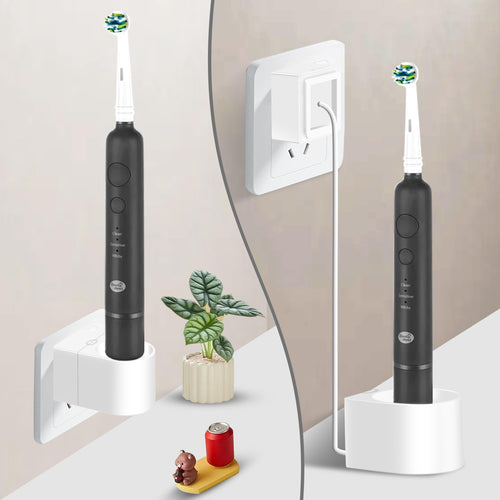 2 in 1 Wall Charger for Philips Sonicare Electric Toothbrush, Electric Toothbrush Wall Charger Base for Philips Sonicare HX6100/ HX3000/ HX6000/ HX8000/ HX9000 Series (White)