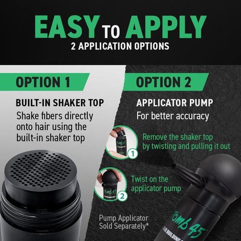 Tomb45® Hair Building Fibers (Black)