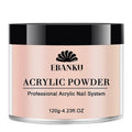 EBANKU Nude Acrylic Powder - 120g Professional Nail Powder for Extensions & Carving | Long-Lasting, No Lamp Needed