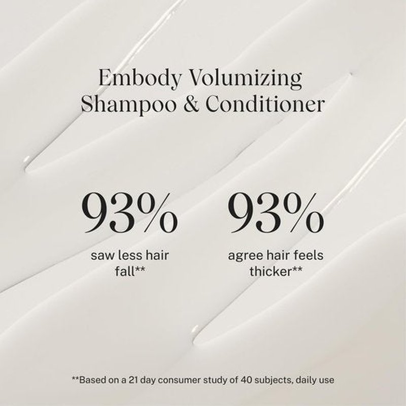 JVN Embody Volumizing Shampoo and Conditioner Set, 20 Fl Oz, Color Safe Clarifying Shampoo for Build up, Adds Fullness, Moisture, Restores Shine, Hair Care for Women and Men, Silicone and Sulfate Free