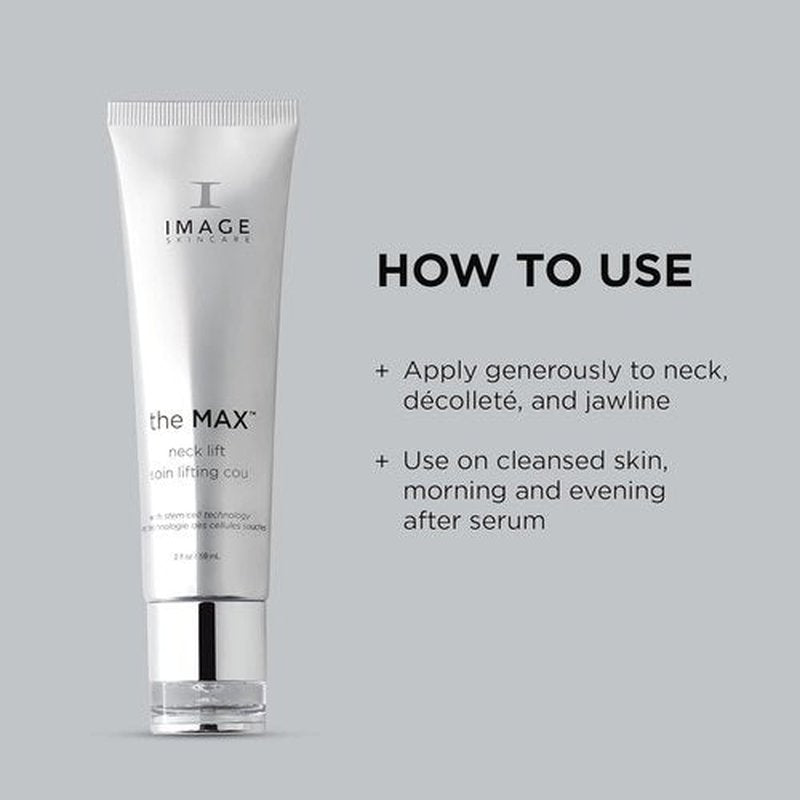 IMAGE Skincare - MAX Neck Lift Firming Cream | Uplift Sagging Skin & Reduce Fine Lines, 2 fl oz