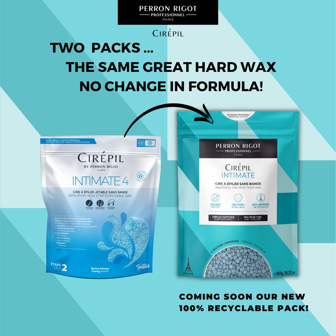 Cirepil INTIMATE Stripless Hard Wax Beads Bag 28.22oz / 800g