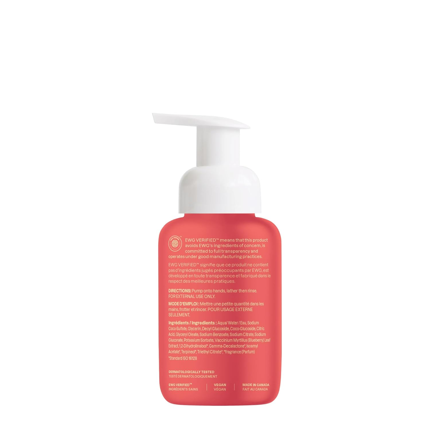 ATTITUDE Foaming Hand Soap for Kids - EWG Verified, Vegan, Plant-Based, Mango Scent | 10 Fl Oz (Pack of 3)