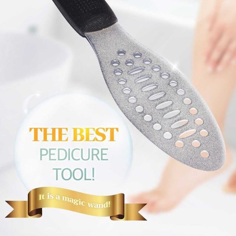 Foxi Fresh 2-Sided Diamond Coated Foot Scrubber Callus Remover Foot File Foot Care