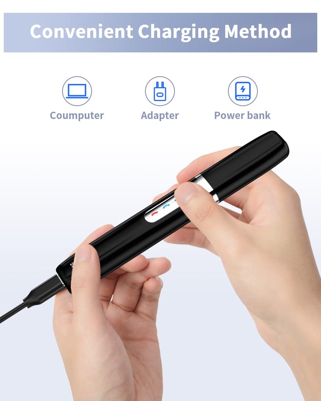 Eyebrow Trimmer, Electric Eyebrow Razor for Women Men, Rechargeable Painless LED Light Facial Hair Shaver Remover with Replacement Blade for Face Lips Neck Leg