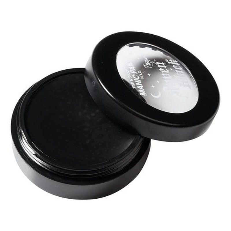 MANIC PANIC Raven Black Face Paint - Black Makeup for Face, Eyes & Body - High Pigment Body Paint with Matte Finish - Halloween, Cosplay & Stage Makeup - Vegan & Cruelty-Free Cream Formula