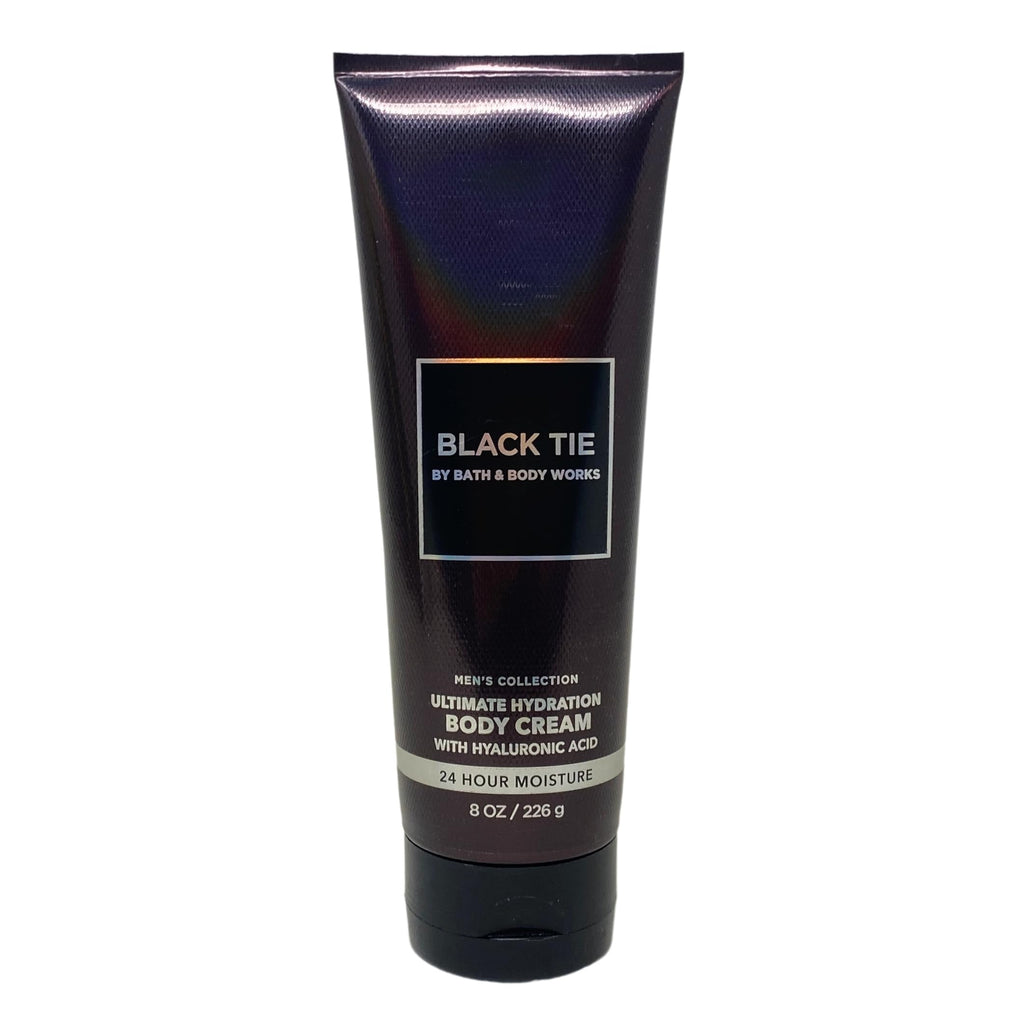 Bath & Body Works Men's Collection Black Tie Body Cream and Body Wash Duo Set With a Clay Baby Bar Soap