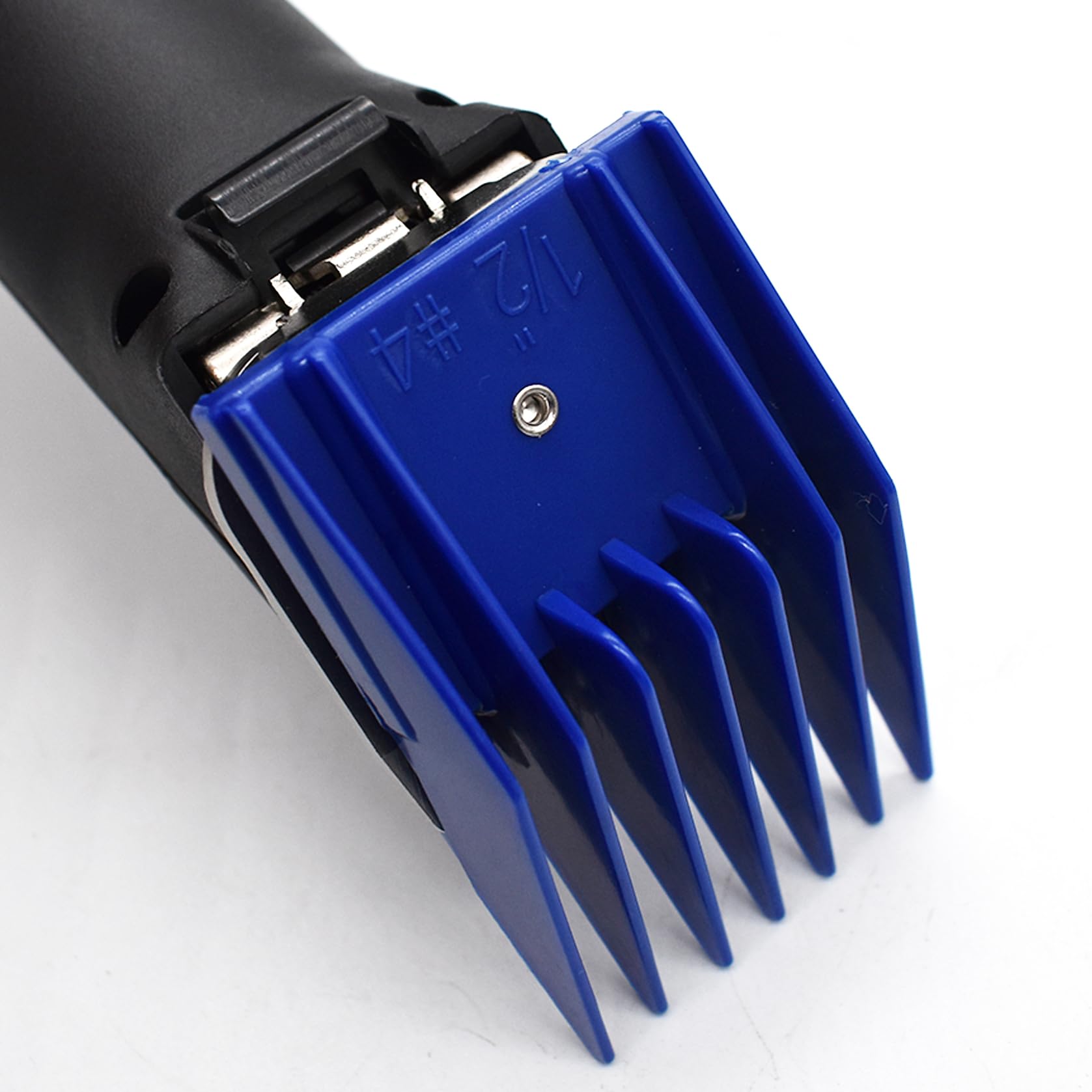 AIRERA Professional A5 Style Animal Hair Clipper Attachment Guard Guide Cutting Combs 76926-900, Compatible with Oster Classic 76 A5 Andis AG BG Wahl KM Pet Groomers (Navy, #4-1/2")