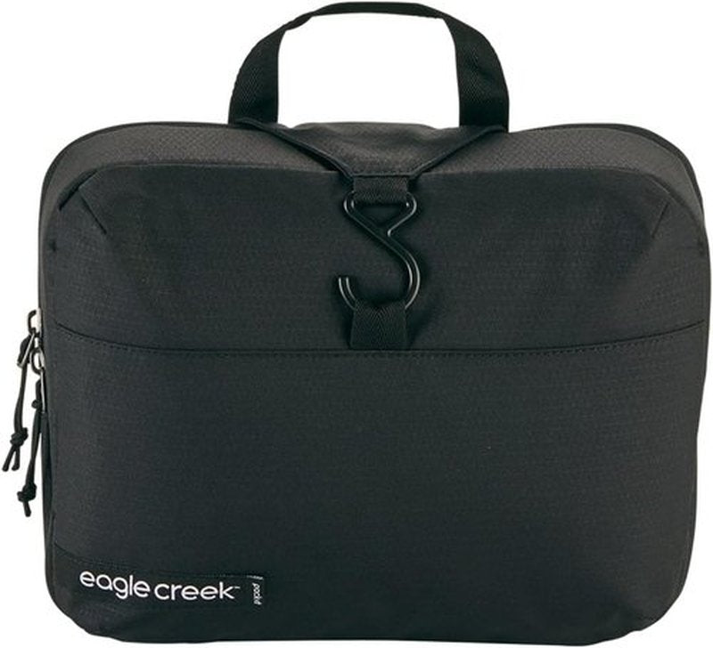 Eagle Creek Pack-It Reveal Hanging Toiletry Kit - Water-Resistant, Hangs Flat, Tons of Pockets | Az Blue/Grey - One Size