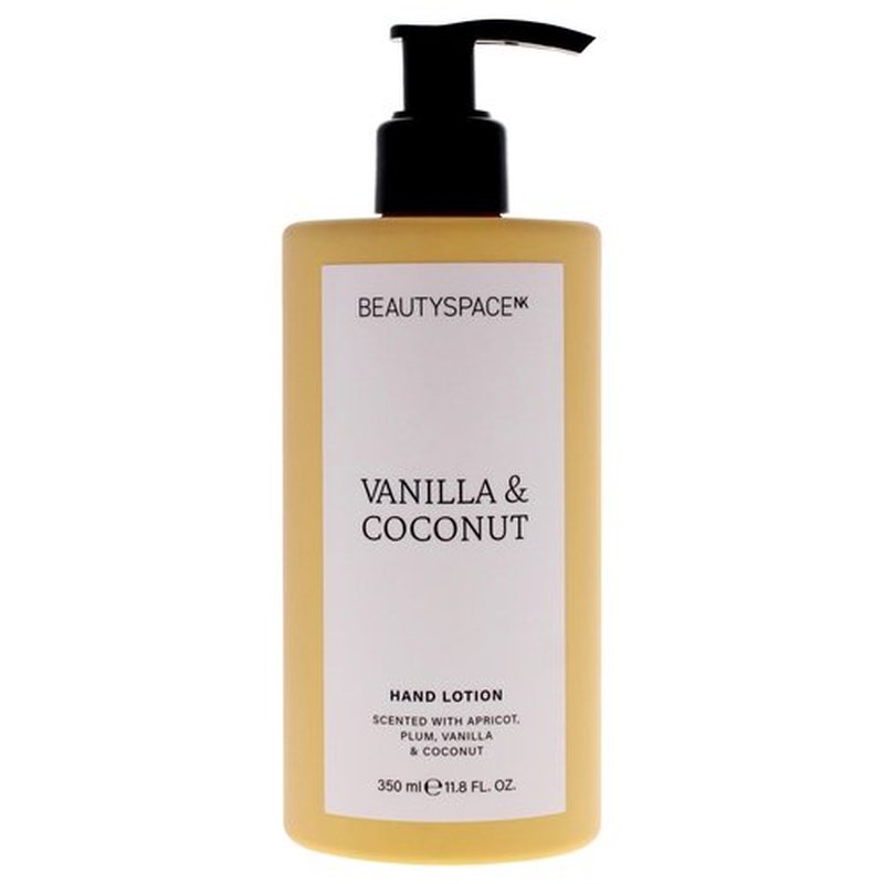 Beauty SpaceNK Vanilla & Coconut Hand Lotion – Moisturizes & Nourishes – Non-Greasy, Fast-Absorbing – Softens & Protects Hands – For All Skin Types – Vegan & Cruelty-Free – 11.8 oz