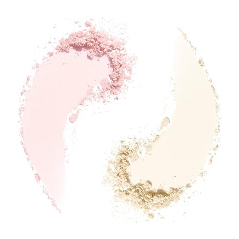 Morphe Totally Set Mini Brighten & Set Setting Powder Duo - Lightweight, Talc-Free Powder for Face Makeup Natural Finish - Minimizes Shine for Up to 24HR - Translucent (2 Count)