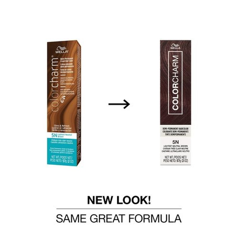 COLORCHARM Demi Permanent Hair Color - Glossy Finish for Refreshing & Toning - 2 Fl Oz