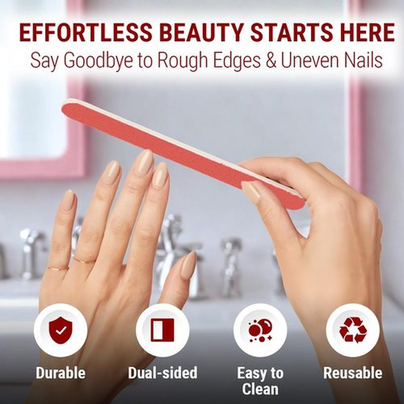 Empyrean Premium Nail Files | Made in USA | Fine 220/320 Extra Fine | Professionals Choice | Disinfectable Washable Reusable | Dark Blue Nail File