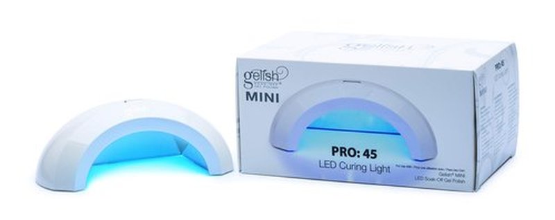 Gelish Pro 45 Mini LED Light – Professional Nail Lamp, Gel Light, Nail Dryer for Gel Polish, Fast Drying, Compact & Portable LED Light for Home & Salon Use