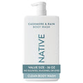 Native Body Wash - Cashmere & Rain Scent - 36 oz Pump Bottle - Sulfate-Free & Gentle for All Skin Types