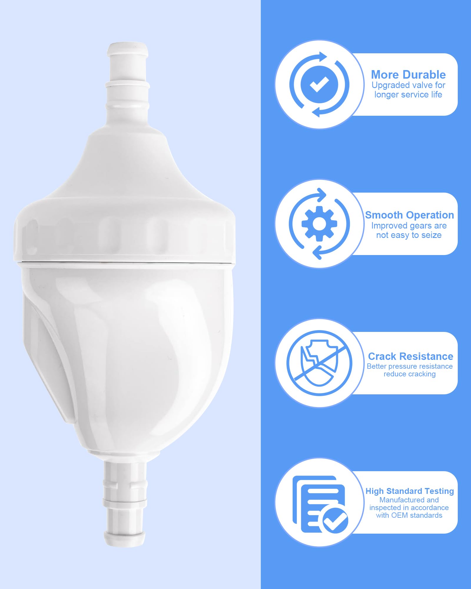 WUKUR G52 Backup Valve Replacement Parts Compatible with Polaris 180,280,380,480,3900 Pool Cleaner with Longer Lifespan and Wear Resistant Technology