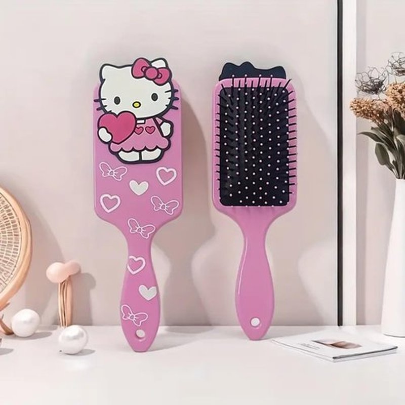 Cute Hair Brush, Cartoon Hair Brushes, Ultra Soft Detangling Hair Brush, Detangling Wet and Dry Brush for All Hair Types For Girls and Boys