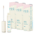 FEG Eyebrow Enhancer Growth Serum for Thicker Brows | Natural Brow Enhancing Serum for Growing and Thickening Eyebrows | Stimulates Natural Growth | 3-Pack of 3ml Tubes